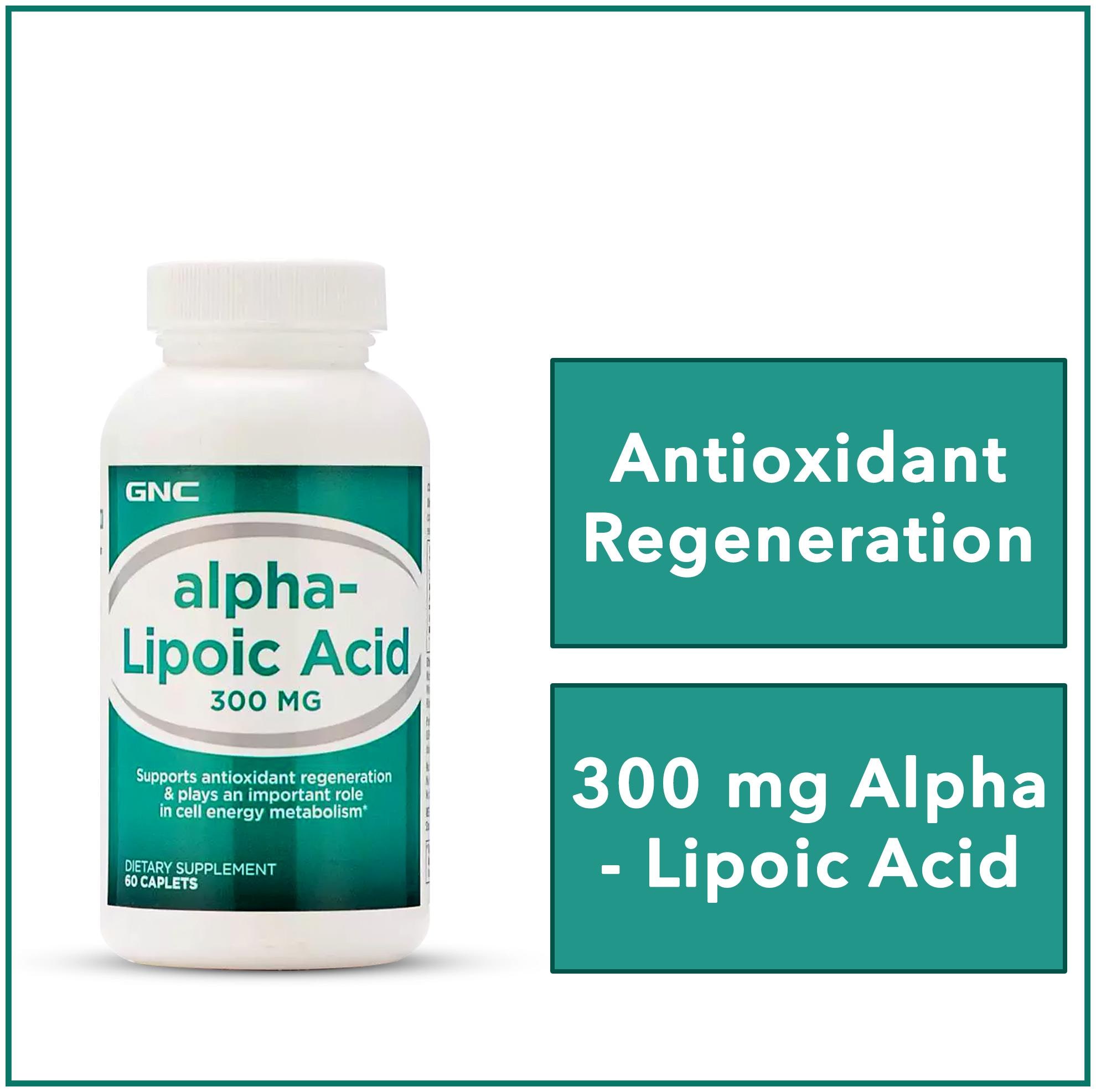 

GNC alpha-Lipoic Acid 300 mg - 60 Caplets