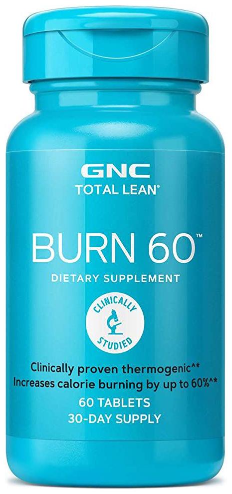 

GNC Burn 60 with Powerful thermogenic formula - 60 Tablets (Cinnamon flavored)