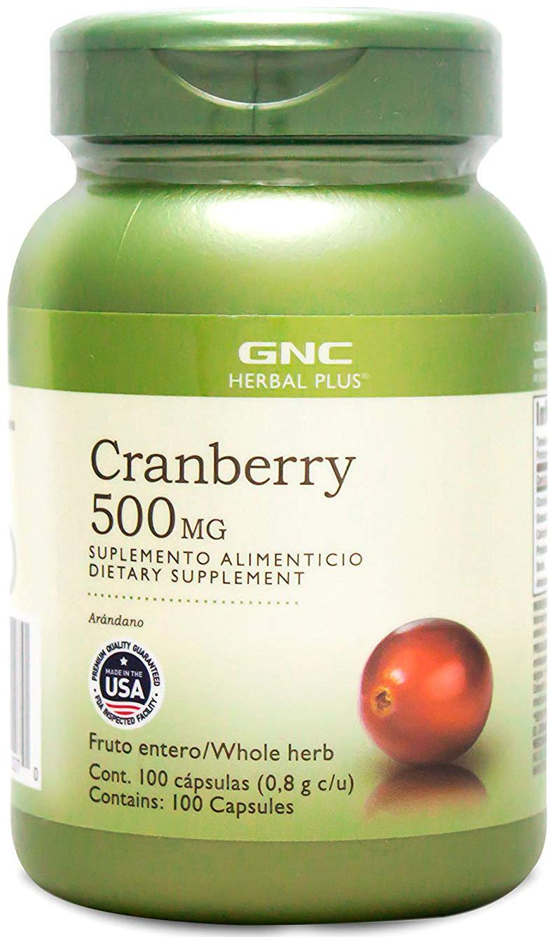 

GNC Herbal Plus Cranberry Fruit 500 mg - 100 Capsules