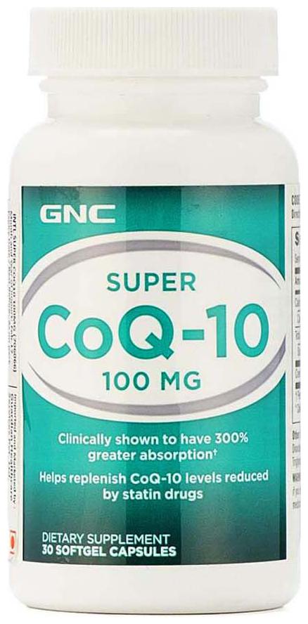 

GNC Super Coenzyme Q-10 100 mg (30 Softgel Capsules)