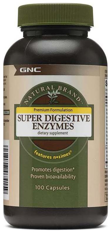 

GNC Natural Brand Super Digestive Enzymes - 100 Capsules