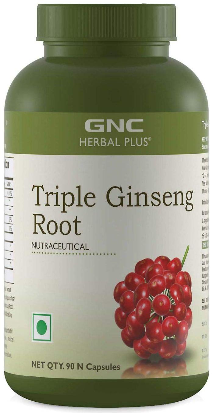 

GNC Triple Ginseng Root - Enhances Men Virality for Overall Well Being (90 Capsules)