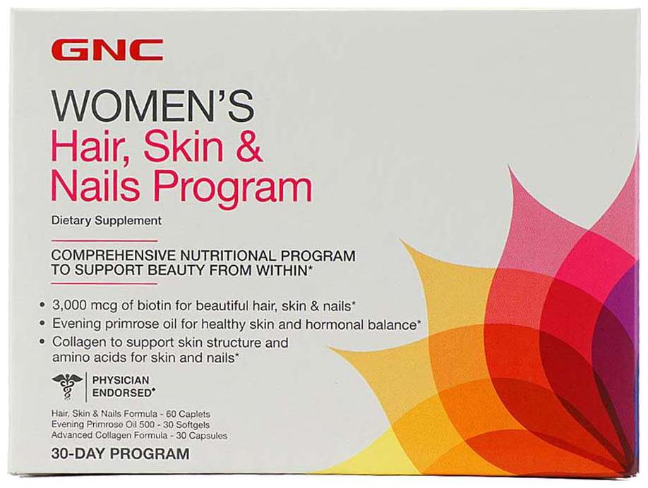 

GNC Women s Hair Skin and Nails Program - 30 Day Program
