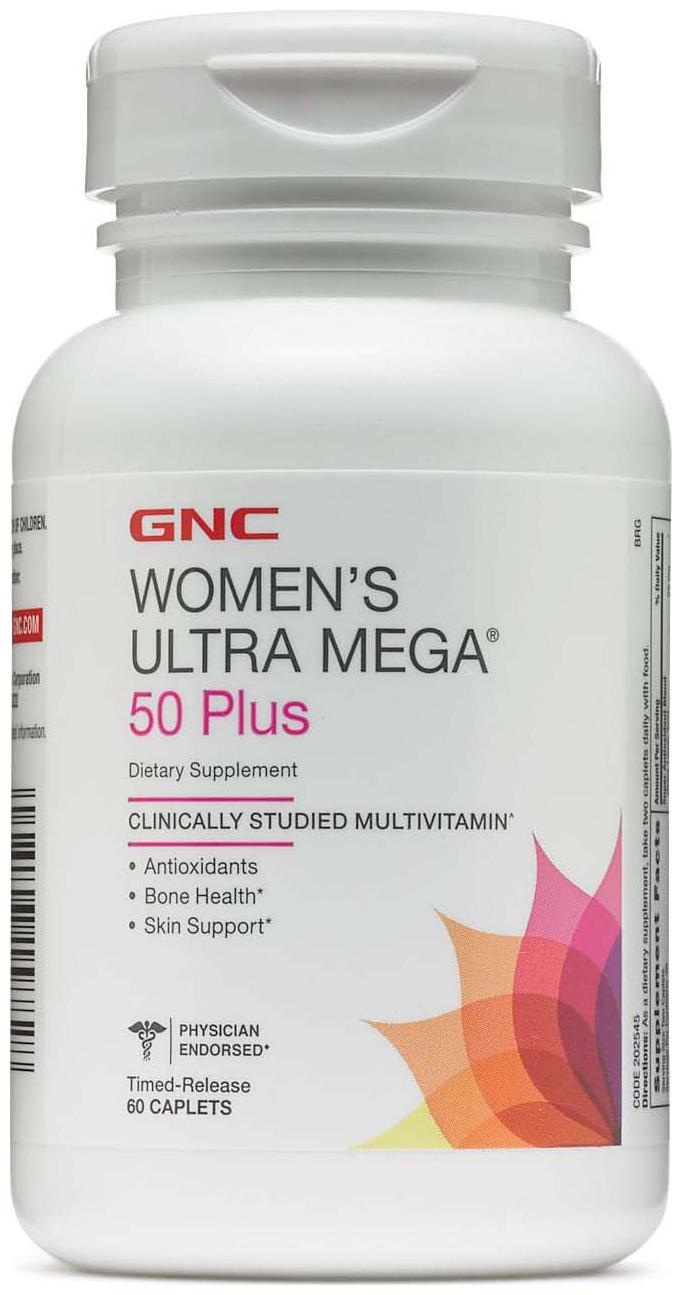 

GNC Women s Ultra Mega 50 Plus Premium Multivitamin for Women Over 50