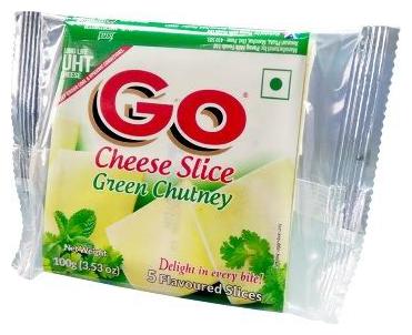 

Go Cheese Slice - Green Chutney 200 g