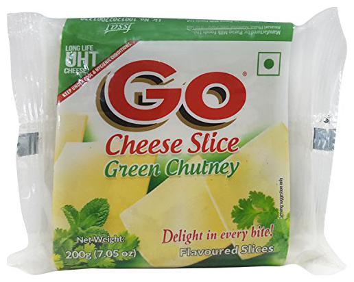 

Go Cheese Slice - Green Chutney 200 g