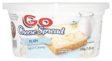 

Go Cheese Spread - Plain (Soft Creamy) 200 g
