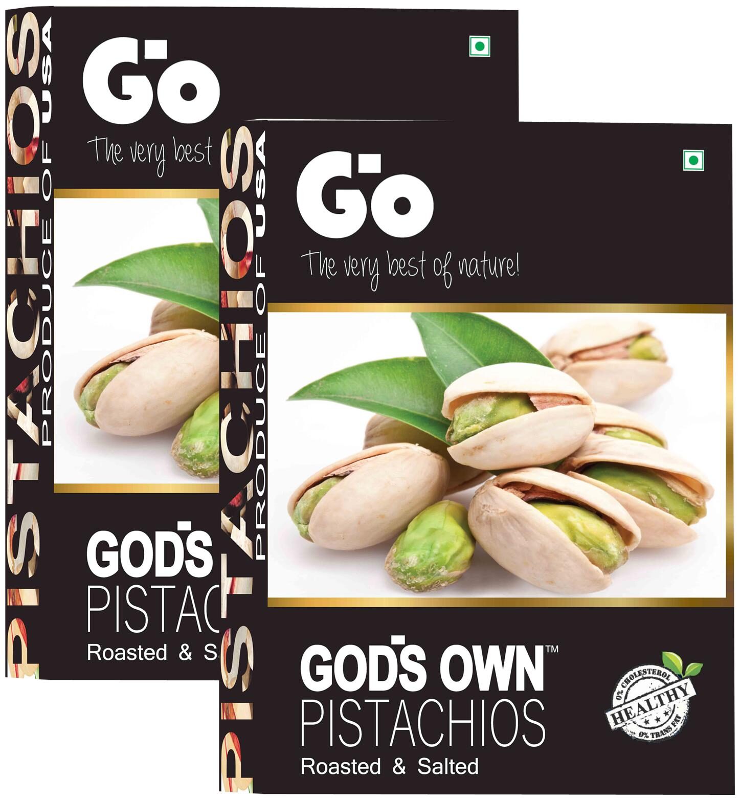 

Go s Gods Own USA Pistachios( Roasted Salted ) 250g (Pack of 2)