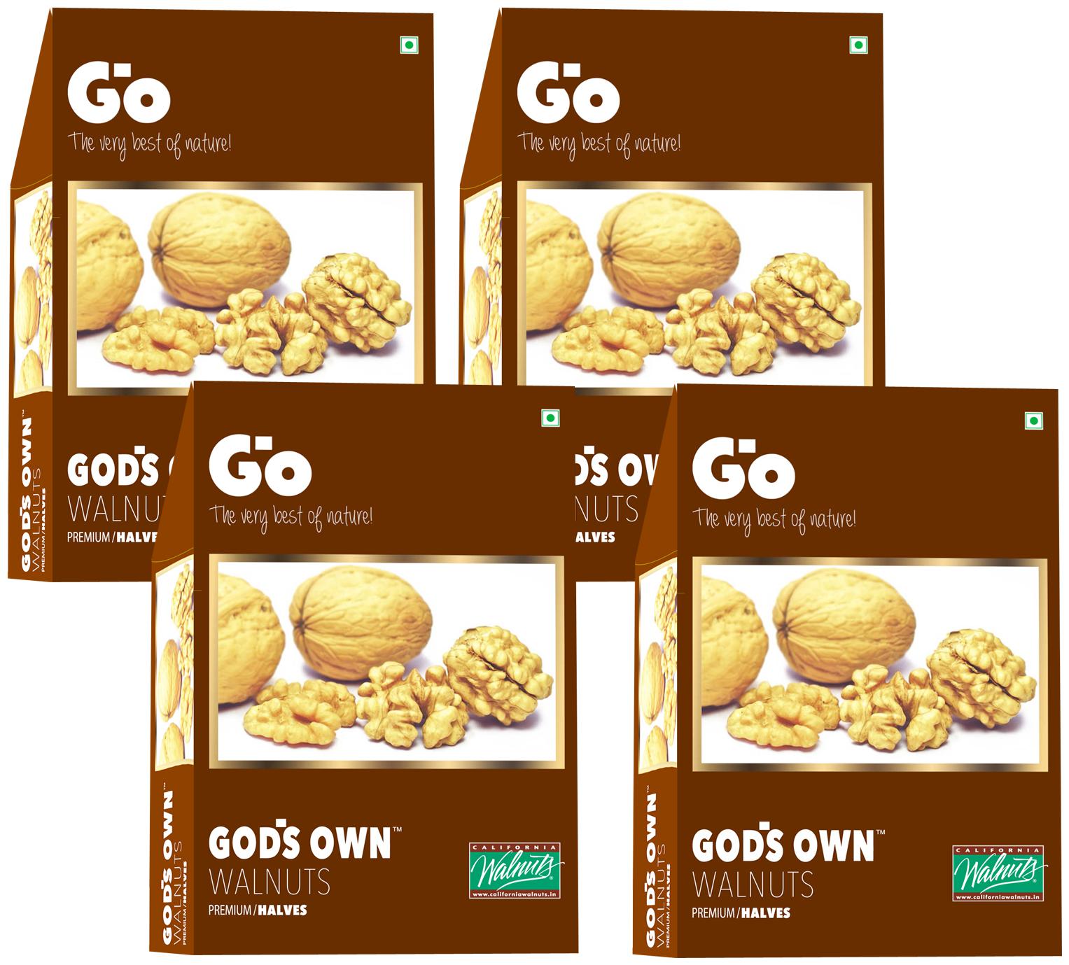 

Go s Gods Own Walnuts Premium Halves 250g (Pack of 4)