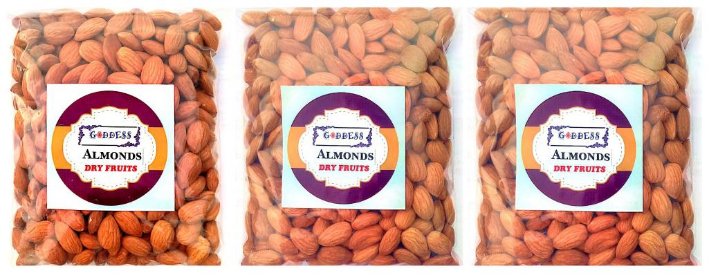 

Goddess California Almonds 100 g each (Pack of 3)