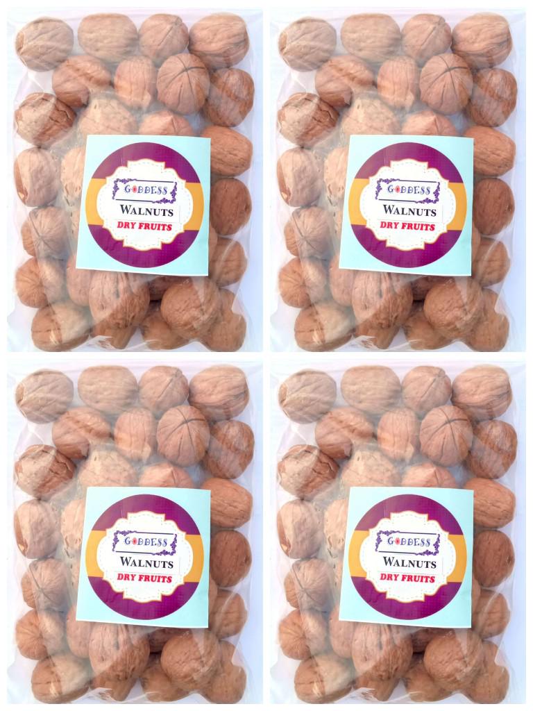 

Goddess Premium Quality Walnuts 200 g each (pack of 4)