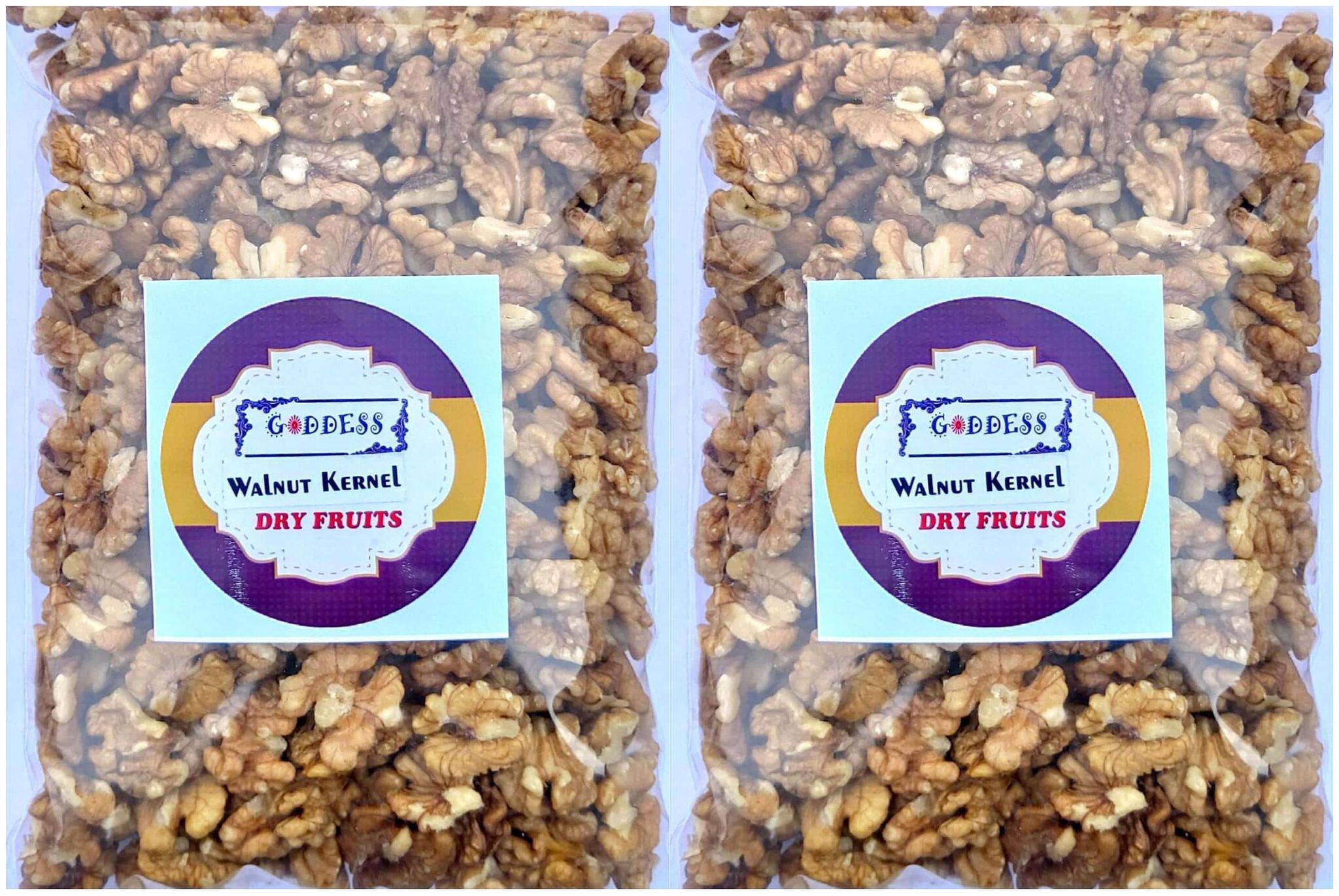 

Goddess Premium Walnuts Kernels 100 g each (Pack of 2)