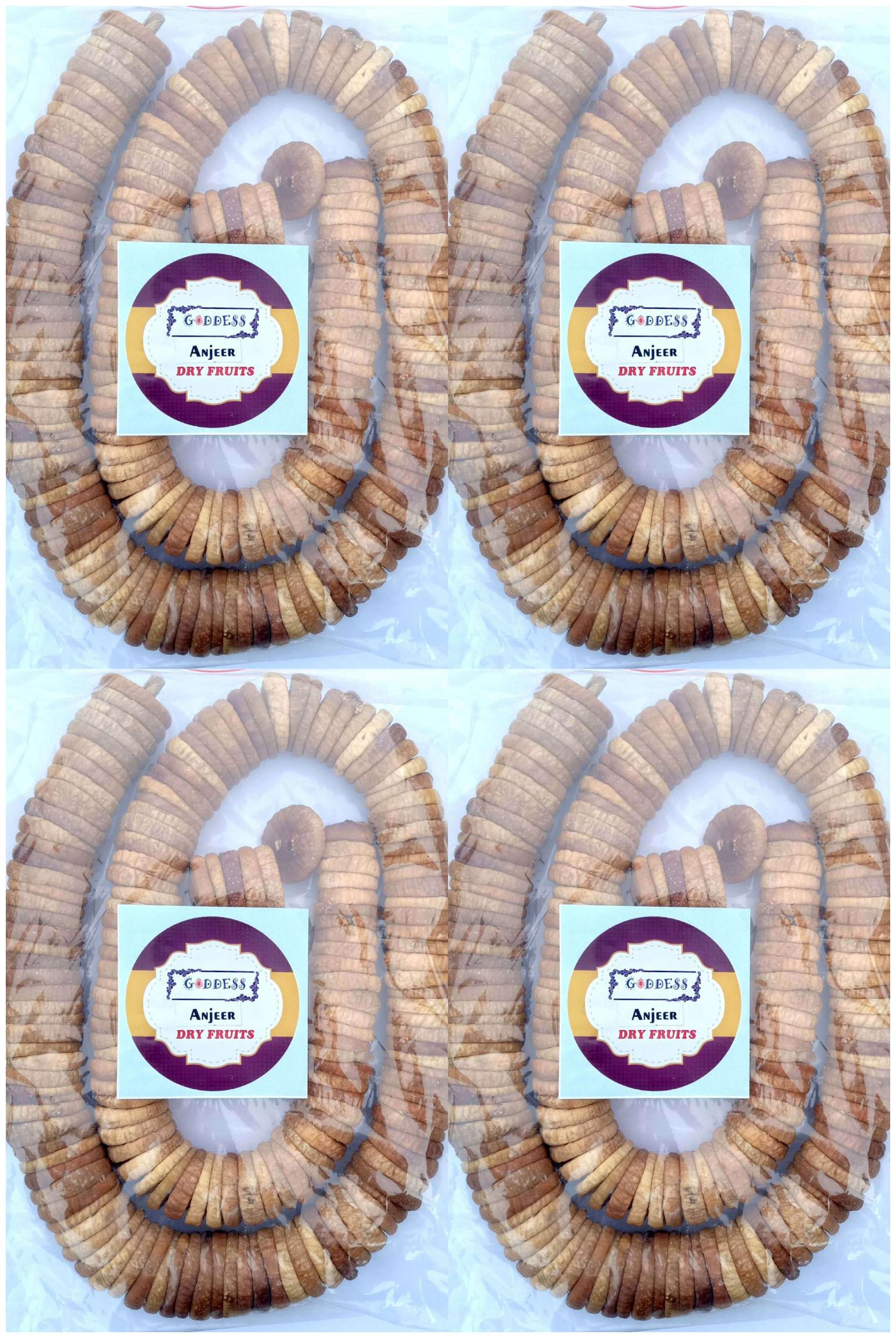 

Goddess Premium Anjeer (Figs) 100 g each (Pack of 4)