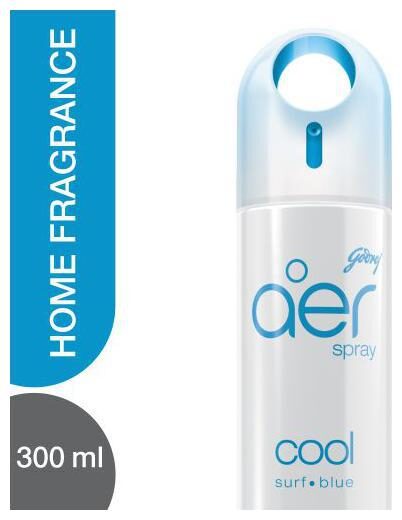 

Godrej Aer Home Air Freshener Spray Cool Surf Blue 300 ml