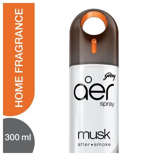 

Godrej Aer Home Air Freshener Spray Musk After Smoke 300 ml