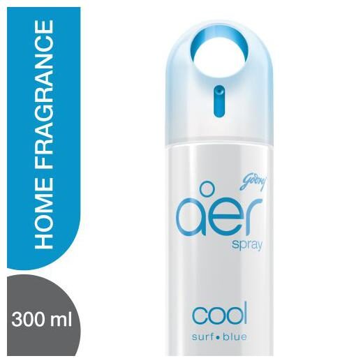 

Godrej Aer Home Air Freshener Spray Cool Surf Blue 300 ml