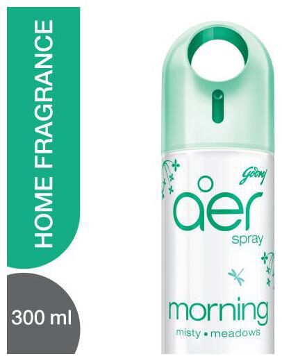 

Godrej Aer Home Air Freshener Spray Morning Misty Meadows 300 ml