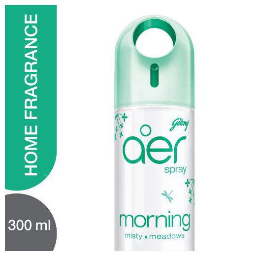 

Godrej Aer Home Air Freshener Spray Morning Misty Meadows 300 ml