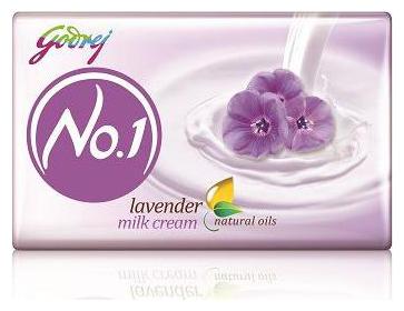 

Godrej No 1 Bathing Soap (Lavender Milk Cream) 100 g Each Pack Of 4