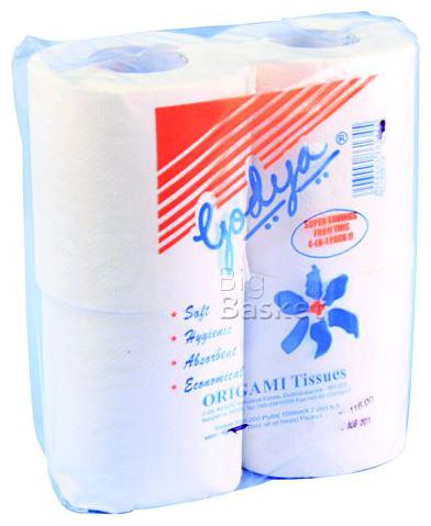 

Godya 2 Ply Toilet Tissue Roll 200 pulls Pack Of 4