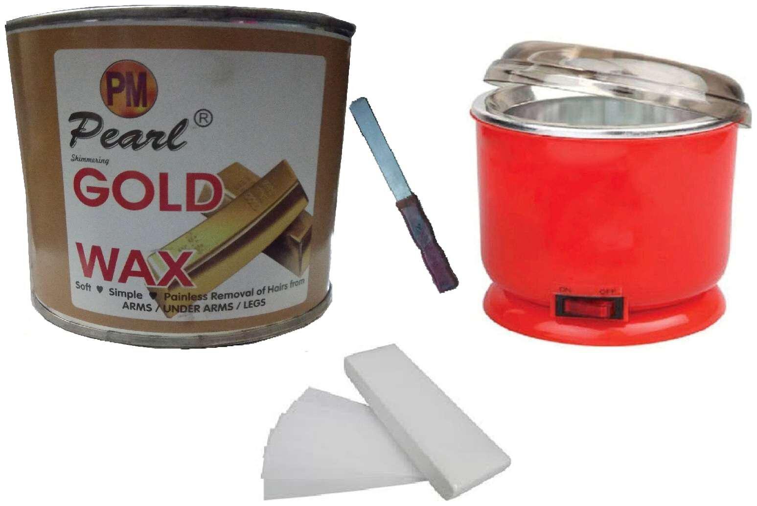 

Gold Wax 90 Wax Stripes Auto Cut Heater Applicator Waxing Kit 600 g Pack of 4