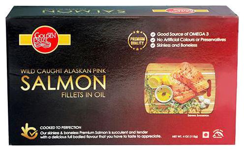

Golden Prize Pink Salmon Fillet - Wild Alaskan In Oil 115 g
