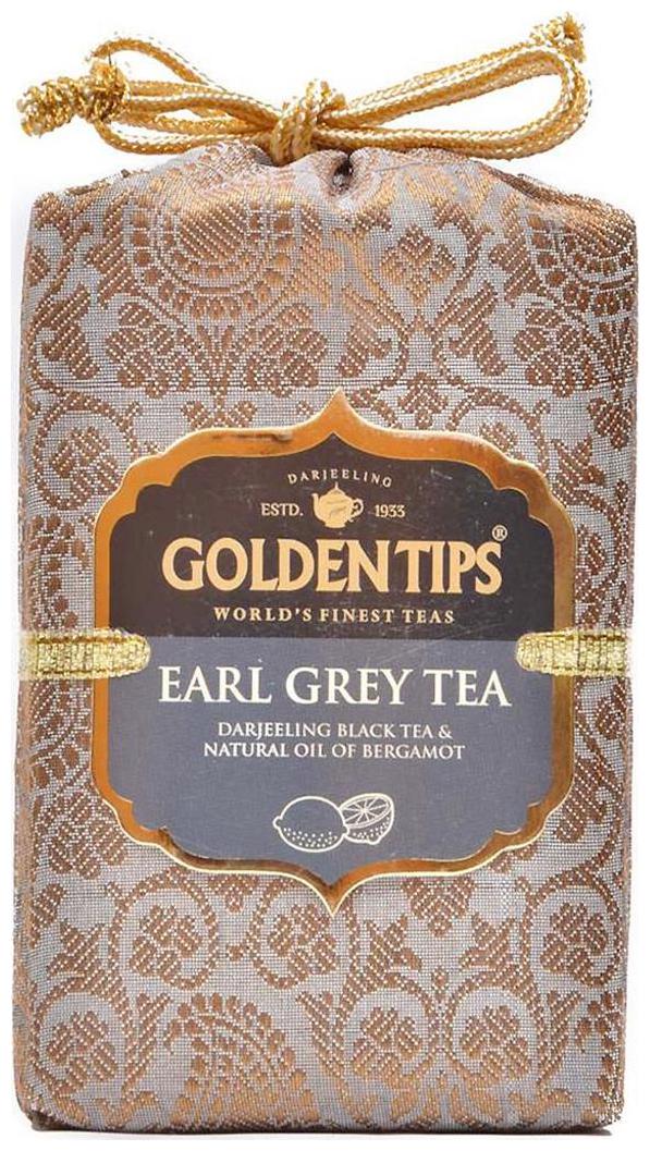 

Golden Tips Earl Grey Darjeeling Black Tea - Brocade Bag 100g
