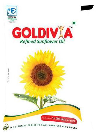 

Goldivia Refined Sunflower Oil 1 L