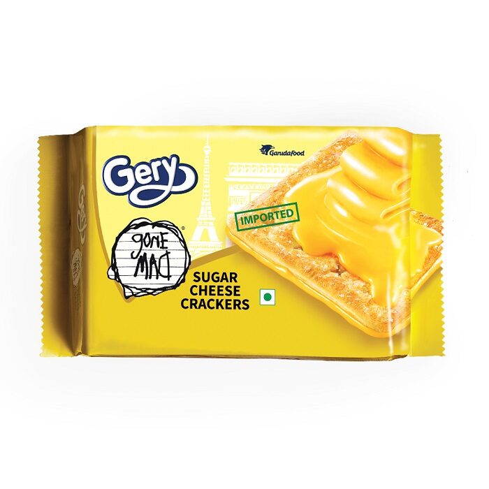 

Gone Mad Gery Cheese Cracker Family 110 g Pack (Pack of 12)