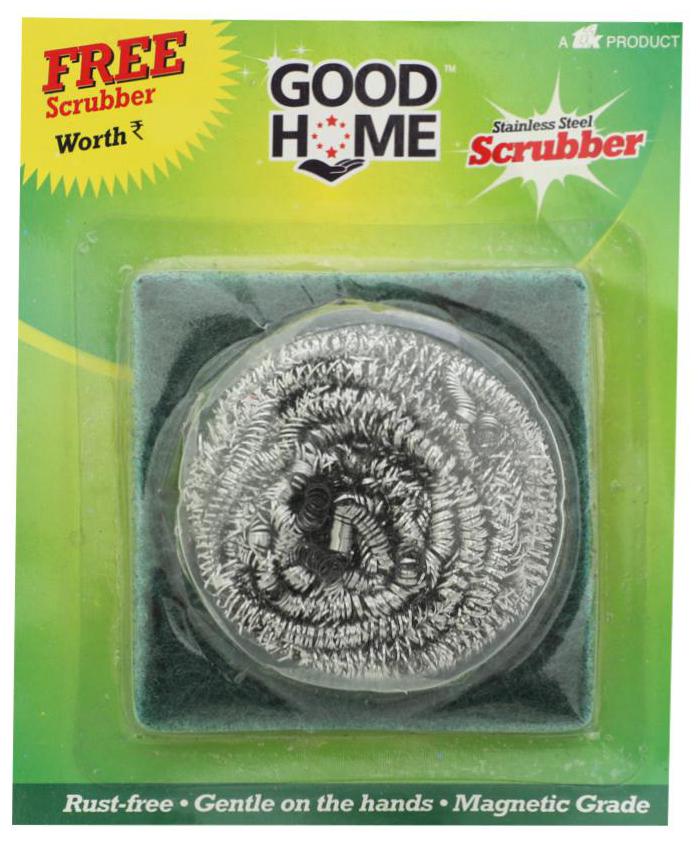 

Good Home Stainless Steel Scrubber - Magnetic Grade 15 g