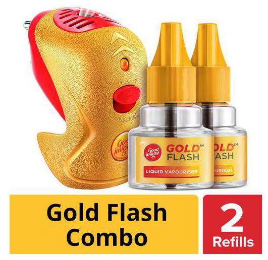 

Good knight Gold Flash - Mosquito Repellent Combo Machine Refill 72 g
