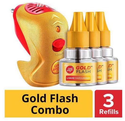 

Good knight Gold Flash - Mosquito Repellent Combo Machine Refill 245 g Pack of 4