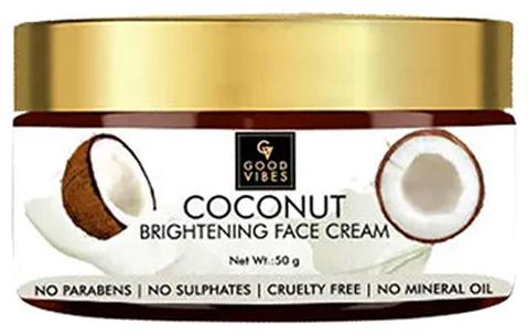 

Good Vibes Brightening Face Cream - Coconut (50 g) (Pack of 1)
