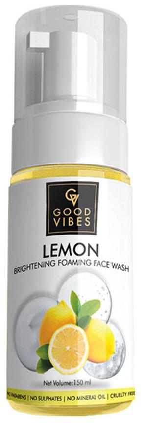 

Good Vibes Brightening Foaming Face Wash Lemon (150ml)