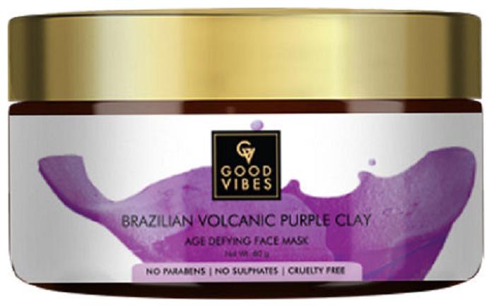 

Good Vibes Brazilian Volcanic Purple Clay Age Defying Face Mask (60 g)