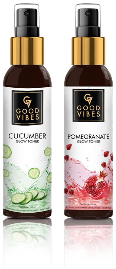 

Good Vibes Face Toner Combo (Set of 2) - Cucumber and Pomegranate