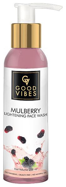 

Good Vibes Lightening Face Wash - Mulberry (200 ml) (Pack of 1)