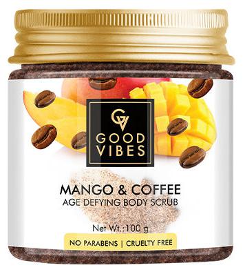 

Good Vibes Mango and Coffee Age Defying Body Scrub 100 gm (Pack Of 1)