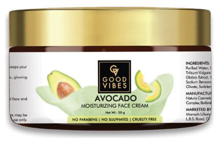 

Good Vibes Moisturizing Face Cream - Avocado 50 g (Pack Of 1)