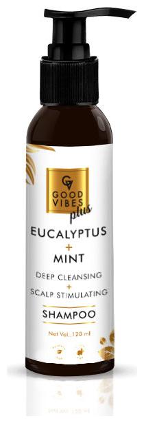 

Good Vibes Plus Deep Cleansing Scalp Stimulating Shampoo - Eucalyptus Mint 120 ml (Pack Of 1)