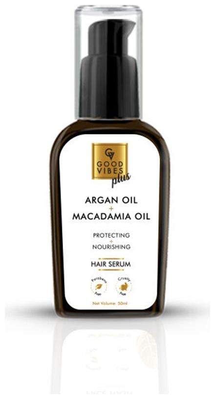 

Good Vibes Plus Hair Serum Protecting Nourishing - Argan Oil Macadamia Oil (50 ml)