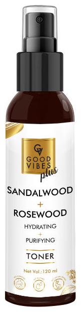 

Good Vibes Plus Toner - Sandalwood Rosewood 120 ml (Pack Of 1)
