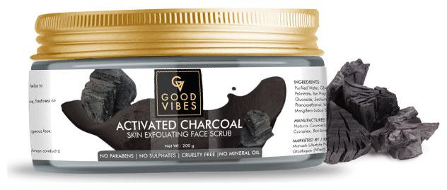 

Good Vibes Skin Exfoliating Face Scrub - Activated Charcoal (200 g)
