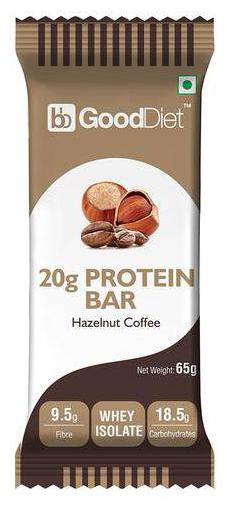 

GoodDiet 20g Protein Bar - Hazelnut Coffee 65 g