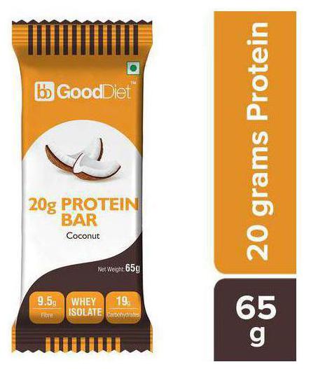

GoodDiet 20g Protein Bar - Coconut 65 g