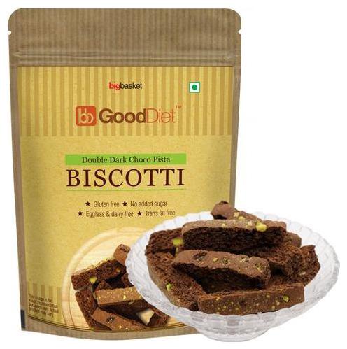 

Gooddiet Biscotti - Double Dark Chocolate Pistachio Gluten free 150 g