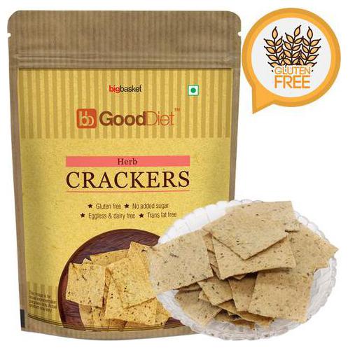 

Gooddiet Crackers - Herb Gluten free 150 g