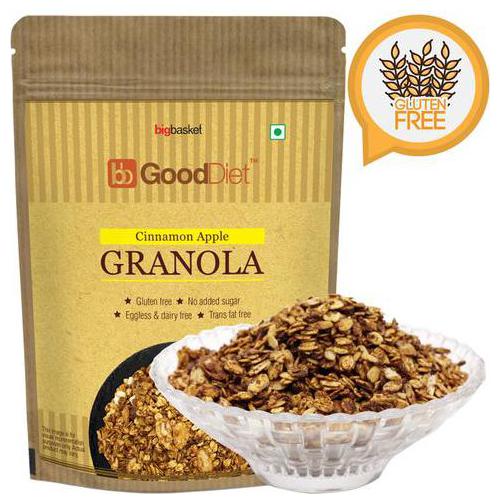 

Gooddiet Granola - Apple Cinnamon Gluten free 250 g