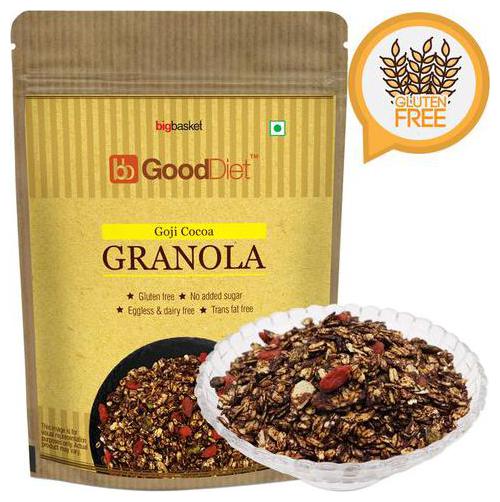 

Gooddiet Granola - Goji Cocoa Gluten free 250 g