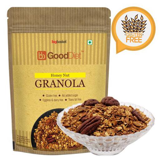 

Gooddiet Granola - Honey Nut Gluten free 250 g